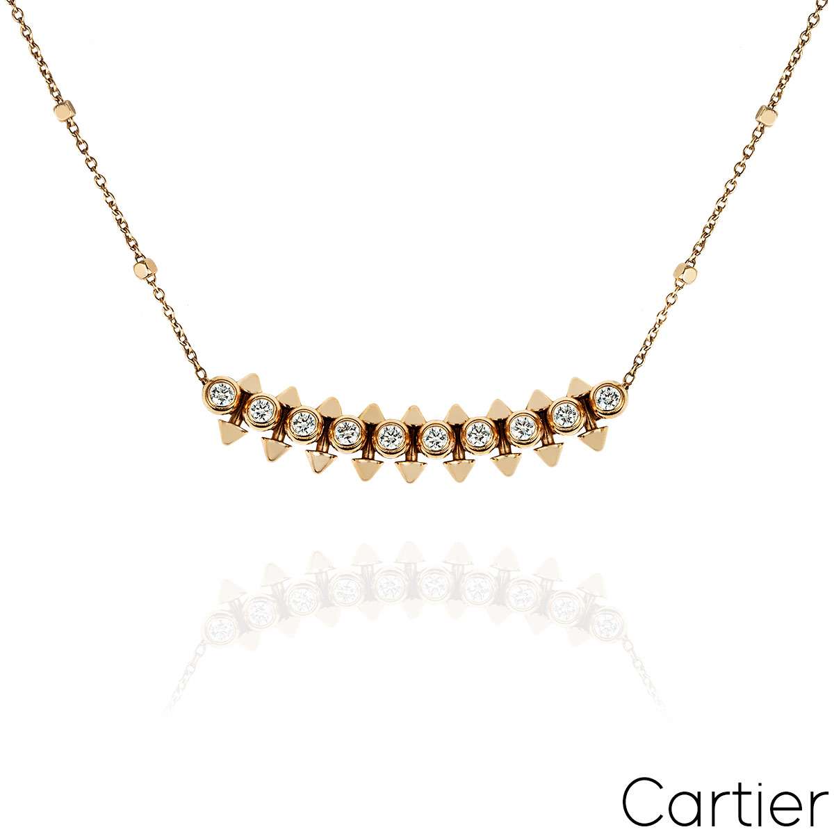 [cartier]CRB60403 18K ローズゴールド CRB4032400 - LOVE ring, classic model, 3 diamonds - Yellow